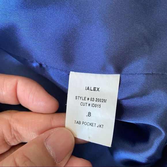 Alex Garfield iAlex Classic Non Iron Tab  Pocket Jacket Blazer - Picture 13 of 16